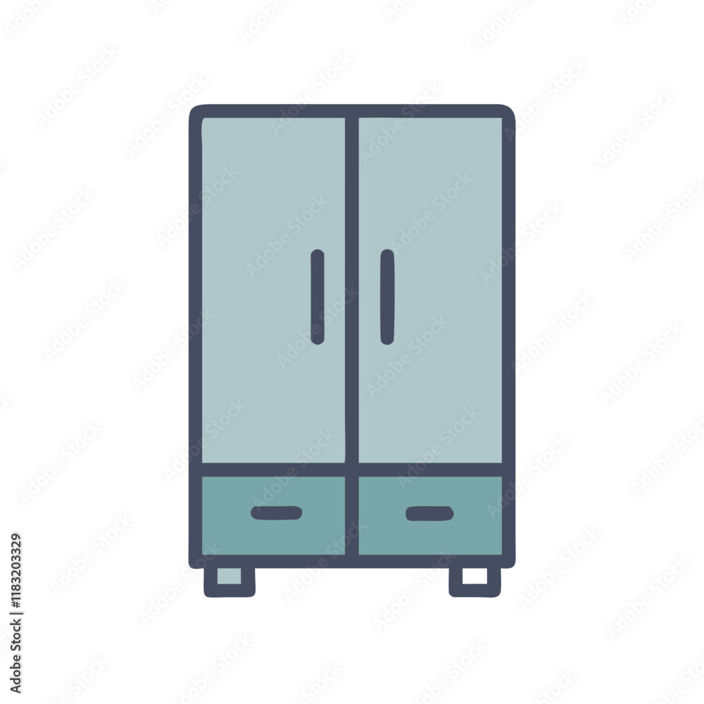 wardrobe icon design