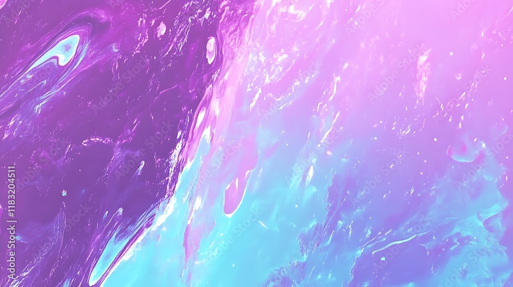 Obraz premium Abstract Purple and Blue Swirl Paint Texture