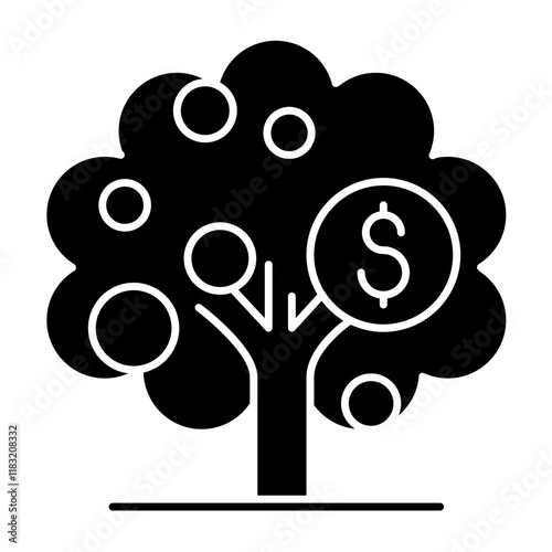 Benefit icon in glyph style