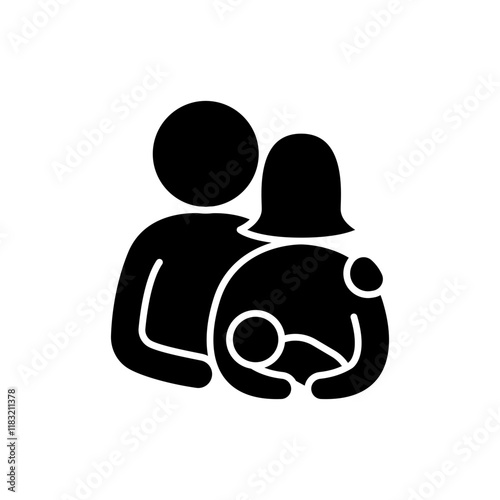 Family icon in glyph style