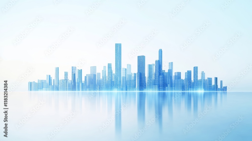 abstract background with city abstract background with city