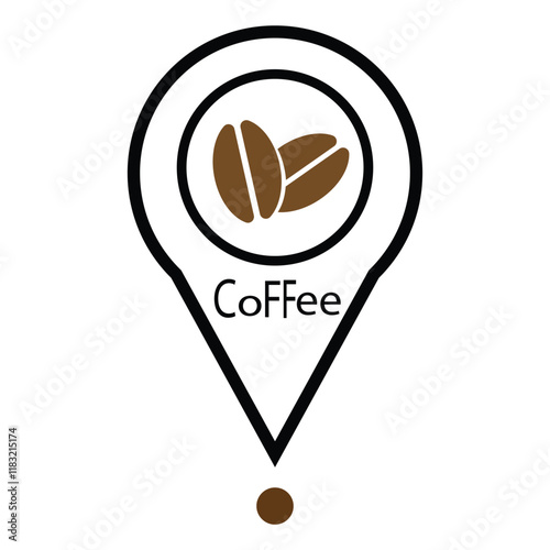 Set Of Address place icon symbol