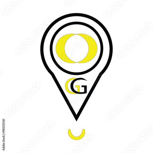 Set Of Address place icon symbol