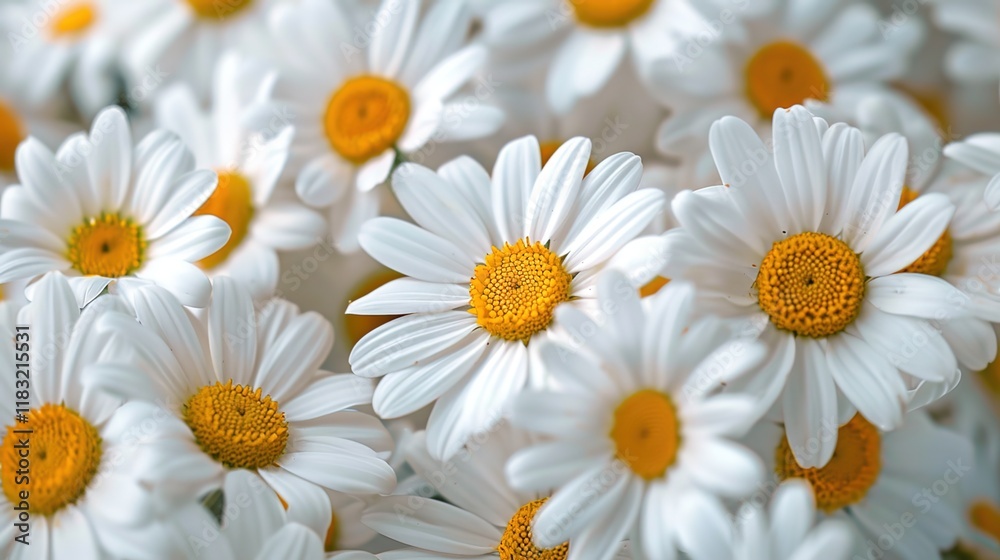 Obraz premium daisy seamless pattern wallpaper