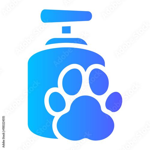 pet shampoo Gradient icon