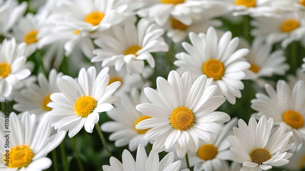 Obraz premium daisy seamless pattern wallpaper