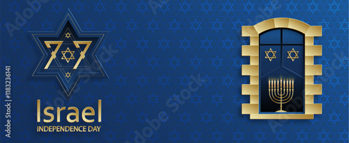 Happy Independence day of Israel card for festive 77 years