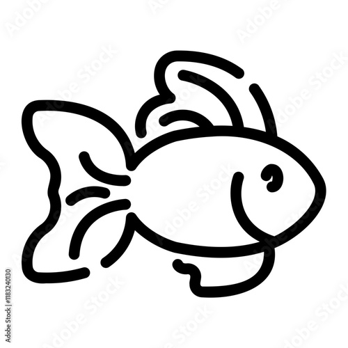 fish Line Icon