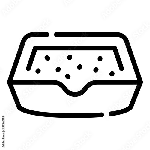 litter box Line Icon