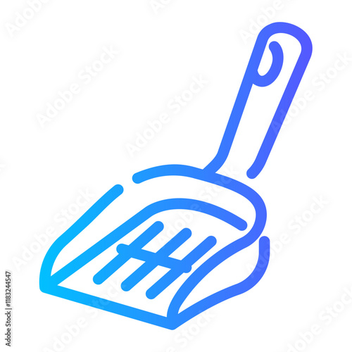 scoop Line Gradient Icon
