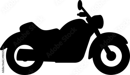 Quadro su tela motocycle silhouette