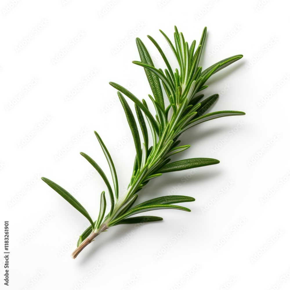 Fototapeta premium Fresh aromatic rosemary herb sprig