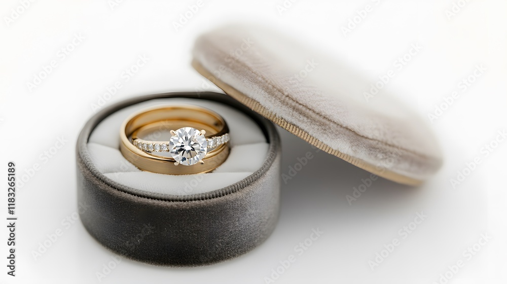 Shining Symbol of Love. Elegance and beauty concept