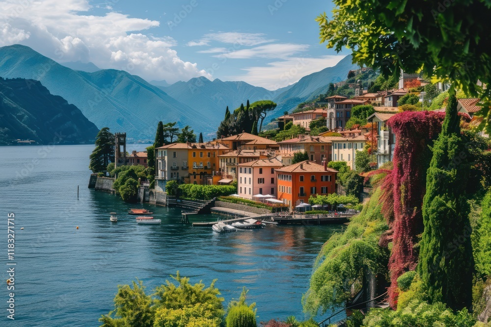 Fototapeta premium Italy outdoors village nature.