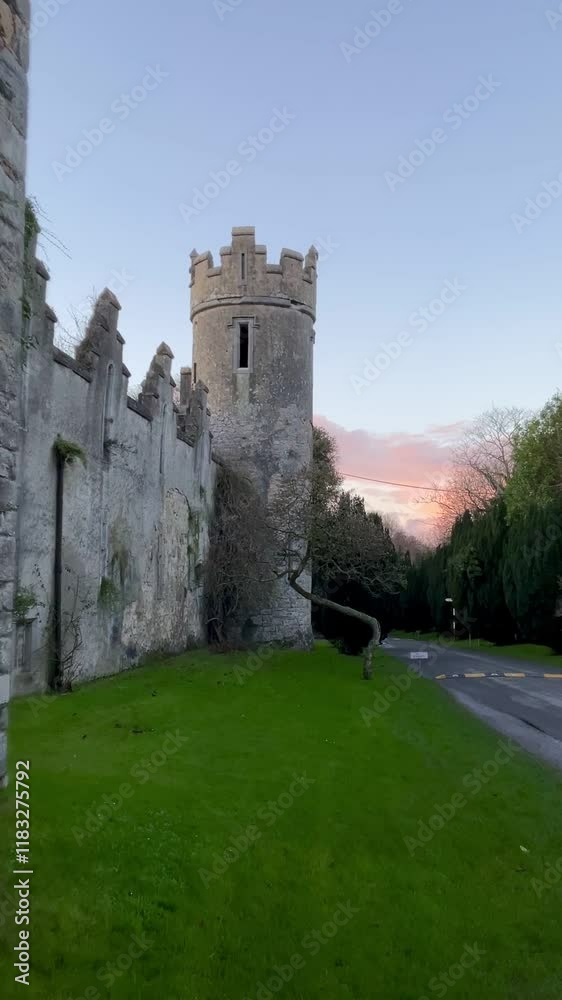 Ruins of a medieval castle. Howth castle İrlanda Dublin Ruins of a medieval castle. Howth castle İrlanda Dublin
