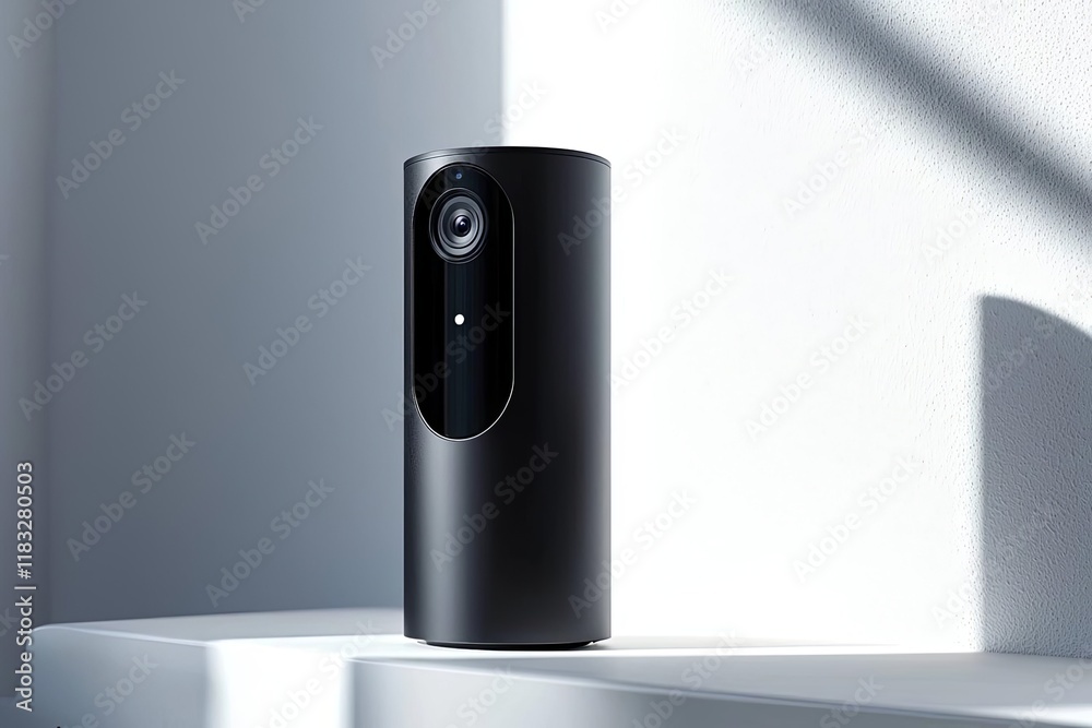 Professional AI Security Camera, Cylindrical Design