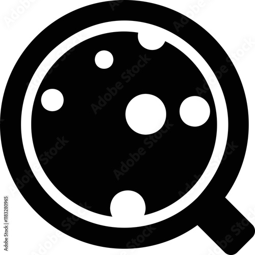 Simple vector icon cup top view