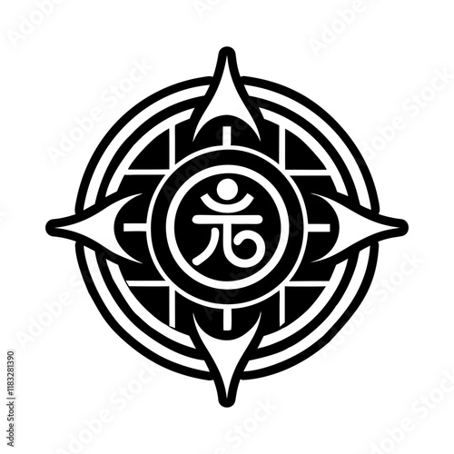 Fusion healing icon in solid style