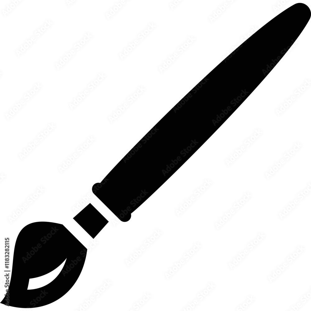 Fototapeta premium Simple vector icon paint brush 