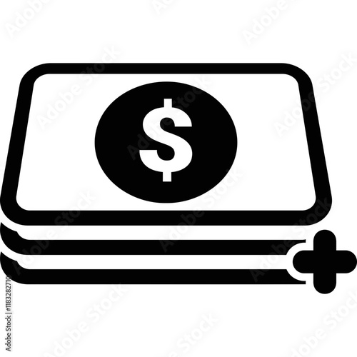 Simple vector icon money
