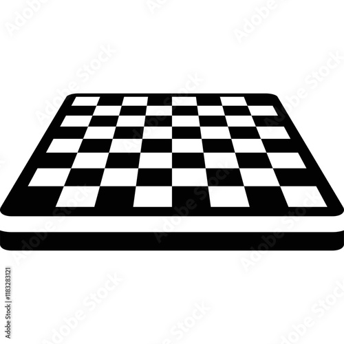 Simple vector icon chess board