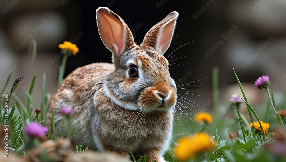 Fototapeta premium A beautiful Rabbit 
