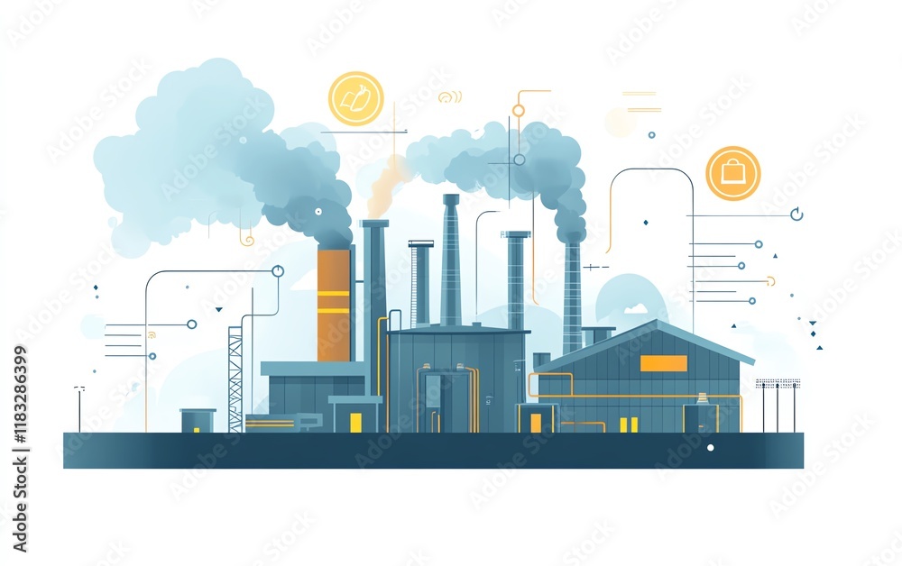 Obraz premium Imagine a global digital network supported by sustainable energy, innovative cloud platforms, and seamless data transmission to promote efficiency
