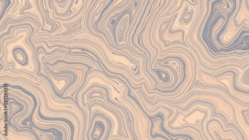 Abstract Swirling Pattern in Soft Peach and Gray Hues A Seamless Texture for Design Projects