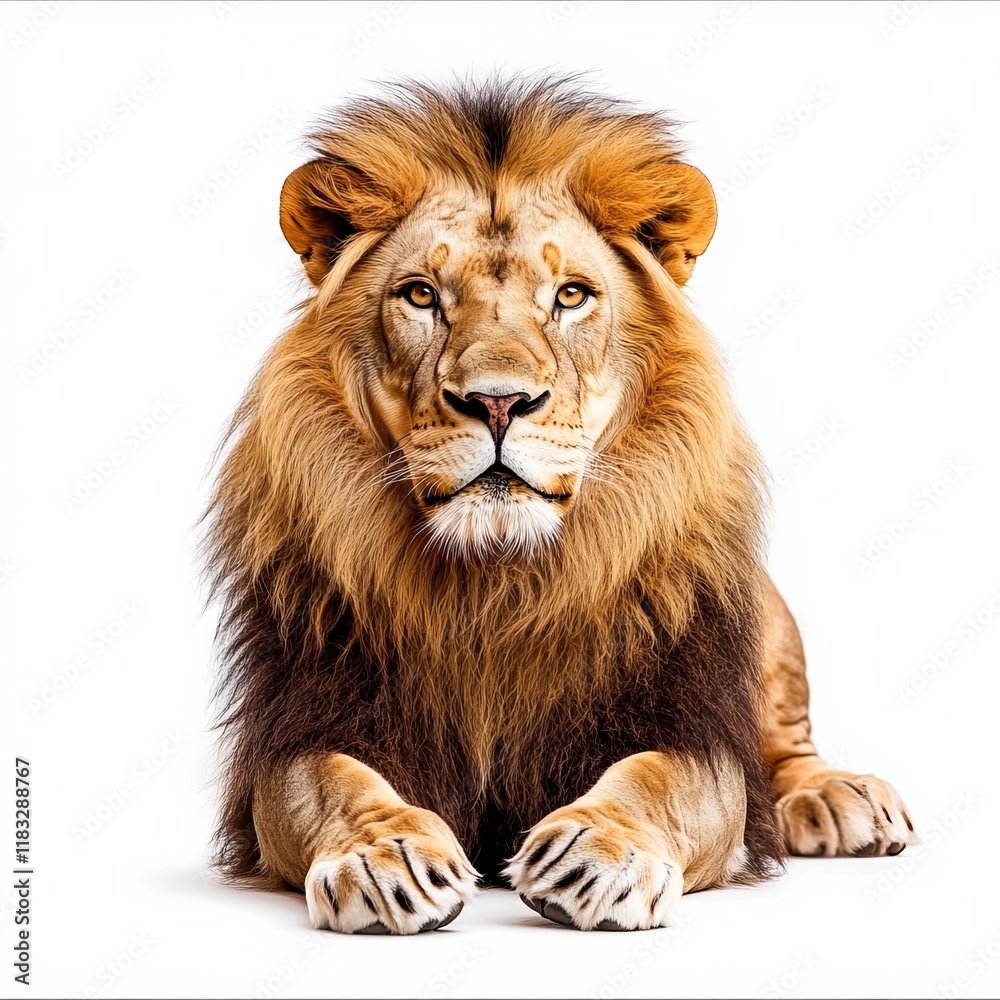 Lion animal isolated on white background Lion animal isolated on white background