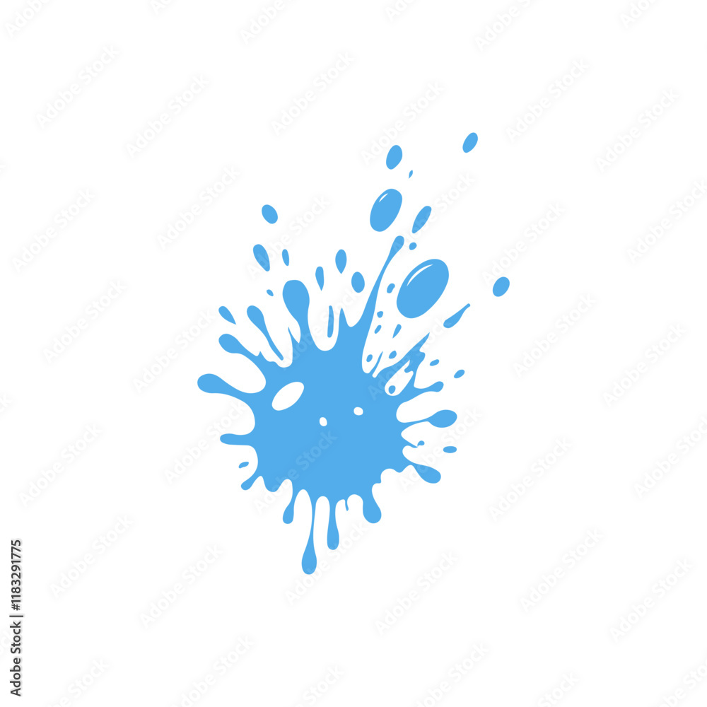 Blue Water Splashing Blue Water Splashing
