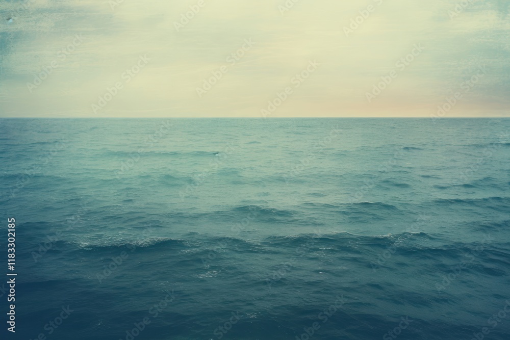 Obraz premium Endless sea backgrounds outdoors horizon.
