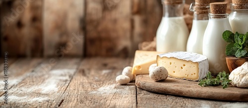 Dairy Delights: Farmhouse Cheese and Milk Selection photo