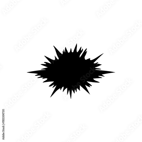 Silhouette of Explosion 