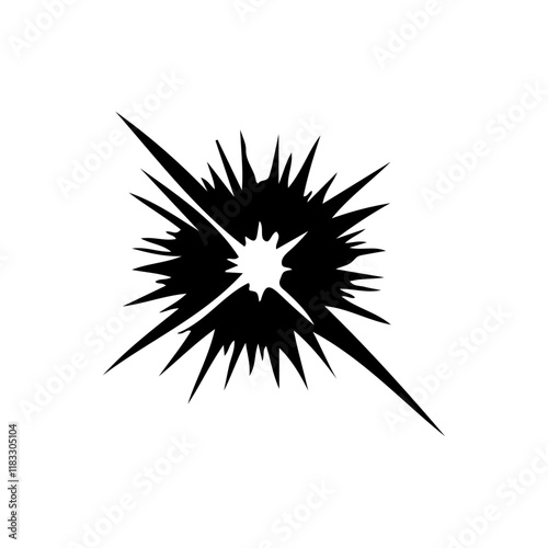 Silhouette of Explosion 
