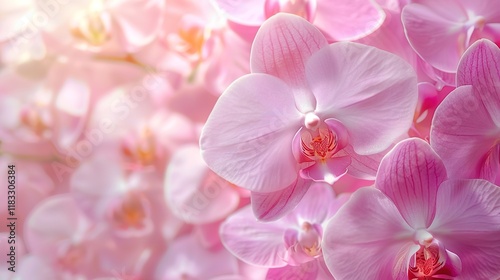 orchid pattern seamless wallpaper