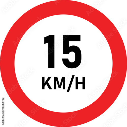 Speed Limit Traffic Sign