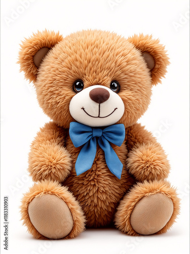 Cute teddy bear with a bow tie