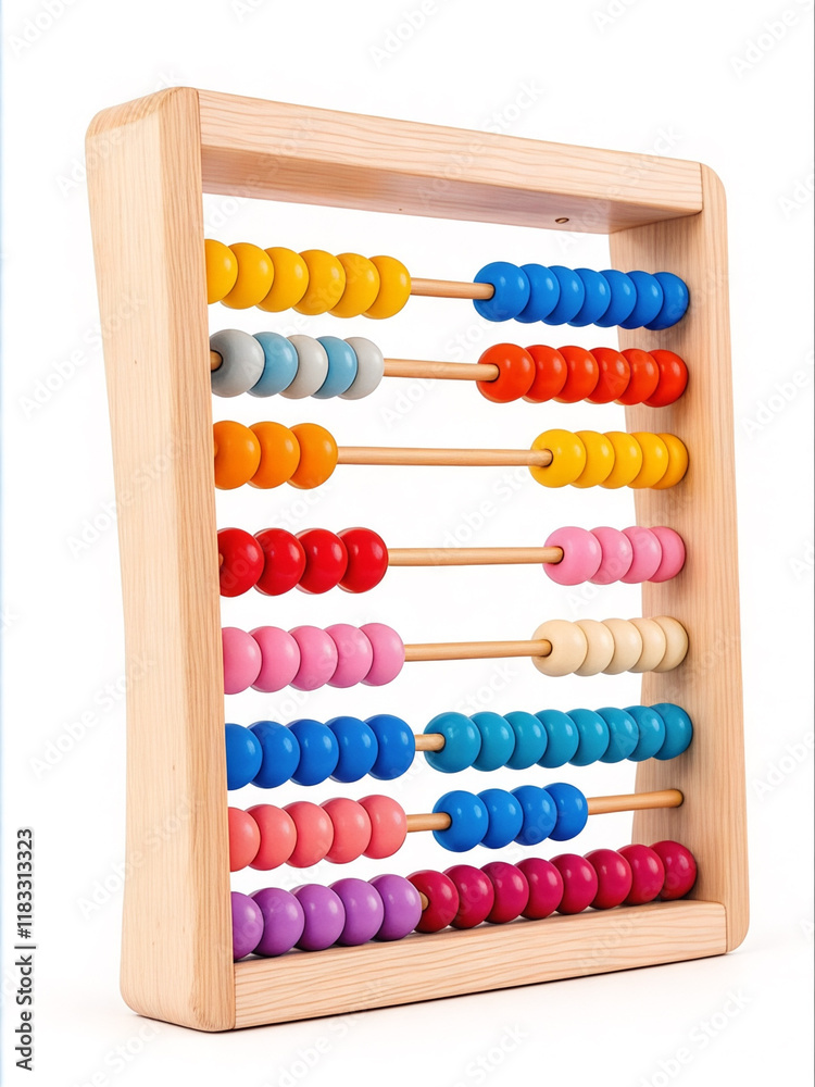 Wooden abacus toy Wooden abacus toy