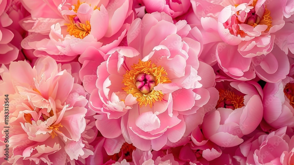 Fototapeta premium flower seamless pattern wallpaper