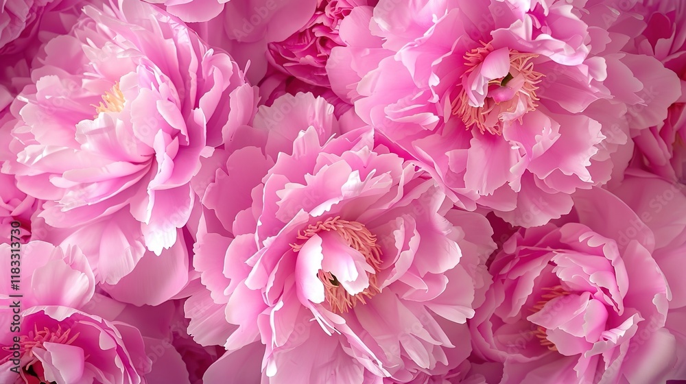 Obraz premium flower seamless pattern wallpaper