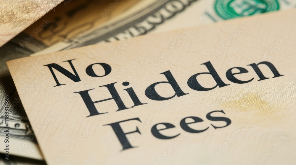 No Hidden Fees on Financial Transactions No Hidden Fees on Financial Transactions