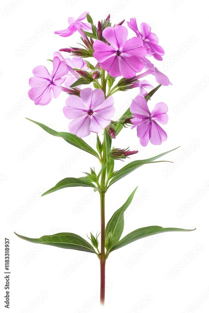 Wildflower Drummond phlox geranium blossom plant. Wildflower Drummond phlox geranium blossom plant.