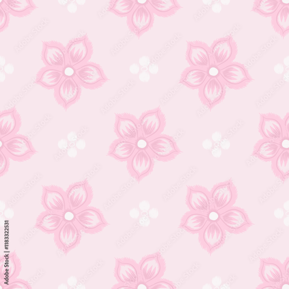flower seamless pattern on pink tone , Motif ethnic floral textil, embroidery, print striped ornament floral, pattern, design for wrapping, silk, scarf, background,textile. flower seamless pattern on pink tone , Motif ethnic floral textil, embroidery, print striped ornament floral, pattern, design for wrapping, silk, scarf, background,textile.