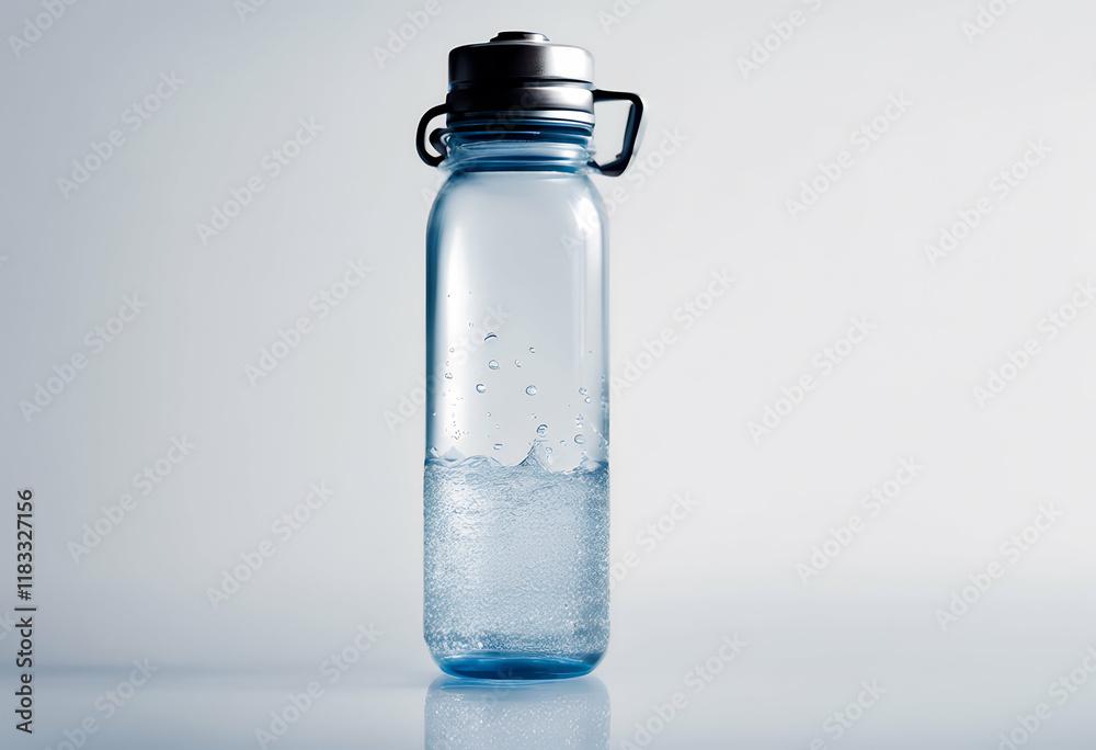 water sport metal drops bottle white glass top container drink liquid clean glasses sporting equipment beverage olated fresh refreshment blue water sport metal drops bottle white glass top container drink liquid clean glasses sporting equipment beverage olated fresh refreshment blue