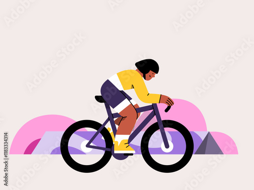 person riding a bicycle