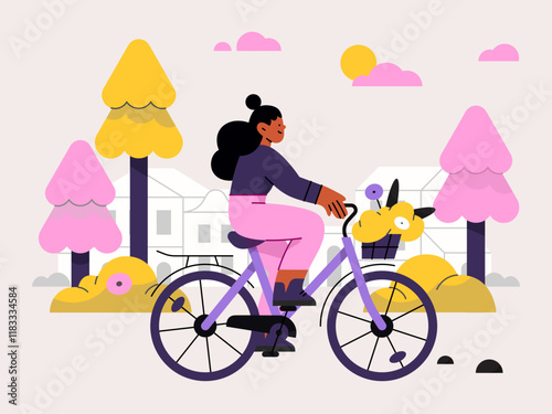 child riding bicycle