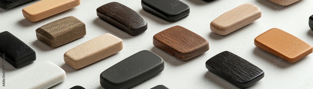 Afrotextured clipins, natural black, arranged neatly with soft, directional lighting Afrotextured clipins, natural black, arranged neatly with soft, directional lighting