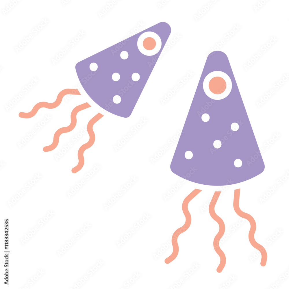 Bacteria icon in flat color style Bacteria icon in flat color style