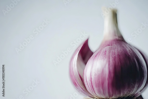 Onion on white background photo