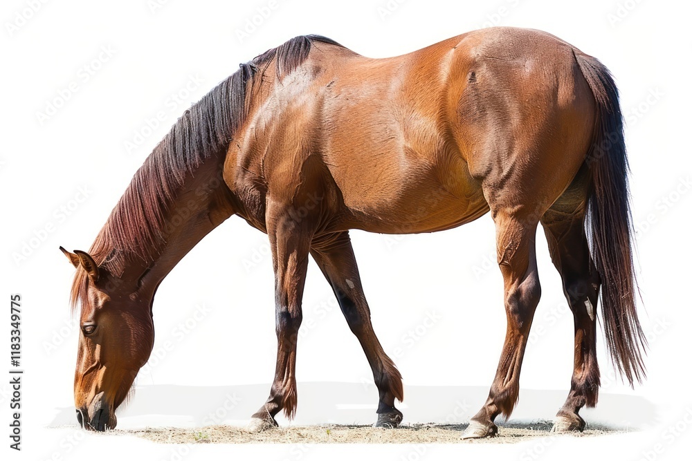 Obraz premium Mongolian horse stallion animal mammal.